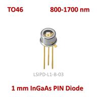 <p>PIN فوتودیود InGaAs مناسب محدوده طیفی 1700-800 نانومتر با قطر سطح حساس 1mm و دارای جریان تاریک 1 نانوآمپر</p>