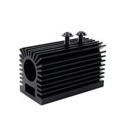 <p>نگه‌دارنده ثابت و هیت سینک پره‌ای ماژول لیزر با قطر داخلی 12mm و طول 46mm، مناسب برای انتقال حرارت ماژول لیزر</p>