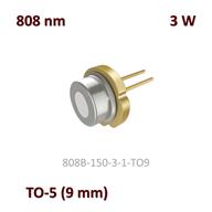 <p>دیود لیزر با توان 3 وات و طول موج مرکزی 808 نانومتر دارای جریان کاری 2.6A و ولتاژ کاری 2.3v است. این محصول دارای ویندو است.</p>