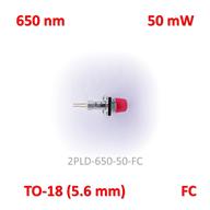 <p>دیود لیزر 650 نانومتر 50 میلی‌وات 2 پایه با<strong> سوکت FC</strong></p>