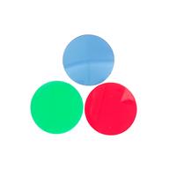 <p>مجموعه 3 عددی فیلتر اپتیکی RGB با قطر 50mm و ضخامت 1 میلی‌متر.</p>